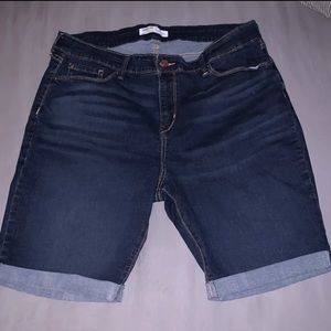 Women’s Blue Jean Bermuda Shorts